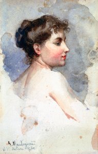 Retrato de uma mulher, c1873-1920