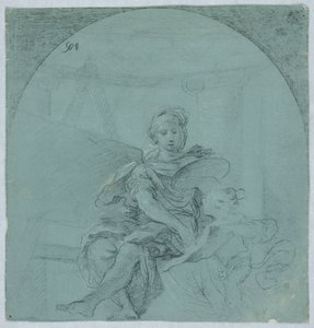 Design para alegoria da pintura de Giacomo Zampa