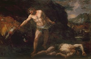 Hércules mata o gigante Cacus e rouba o gado de Geryon