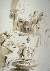 Fantasia sobre a morte de Sêneca de Giambattista Tiepolo