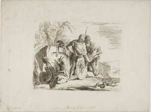 O Astrólogo e o Jovem Soldado, de Capricci de Giambattista Tiepolo