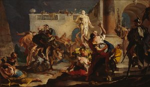 A violação das mulheres sabinas, 1718-1719.