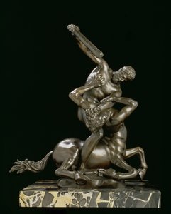 Hércules e o Centauro Eurytion (bronze)