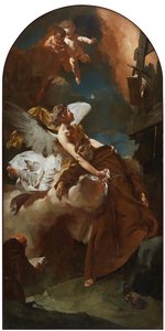 São Francisco de Assis em êxtase, c. 1729 de Giovanni Battista Piazzetta
