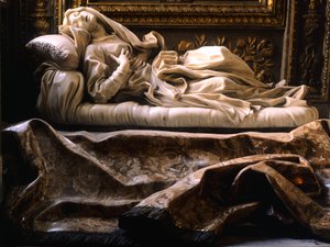 Itália, Roma, Igreja de São Francisco Ripa, Beata Ludovica Albertoni de Gian Lorenzo Bernini