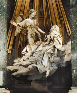 Itália, Roma, Igreja de Santa Maria della Vittoria, Ecstasy de Santa Teresa de Ávila de Gian Lorenzo Bernini