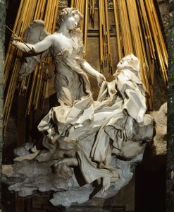 Itália, Roma, Igreja de Santa Maria della Vittoria, Ecstasy de Santa Teresa de Ávila de Gian Lorenzo Bernini