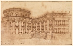 Louvre, fachada leste de Gian Lorenzo Bernini