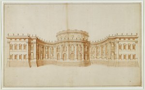 Projeto para o Louvre ... de Gian Lorenzo Bernini
