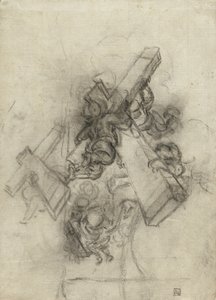 Putti carregando a cruz, 1672-75 de Gian Lorenzo Bernini