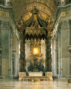 Canopy de São Pedro (Baldacchino) de Gian Lorenzo Bernini