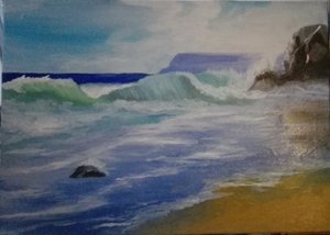 Lá dentro, o mar.