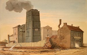 Vista da Clink Street Waterworks, Southwark