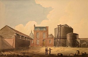 Vista da Phoenix Gas Works, Bankside