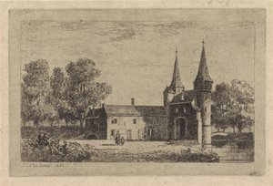 Portão Leste em Delft de Gijsbertus Johannes Verspuy