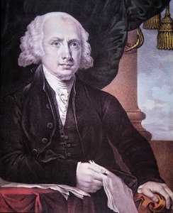 James Madison (1751-1836) publicado por Nathaniel Currier (1813-88) (cor litho)