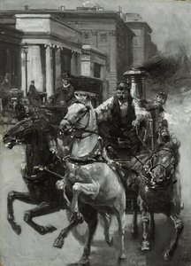 Arremetida ao fogo, c.1900