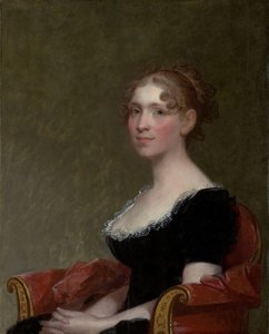 Sra. Charles Davis (Eliza Bussey) (1783–1841), c.1808-09 (óleo sobre painel de madeira) de Gilbert Stuart