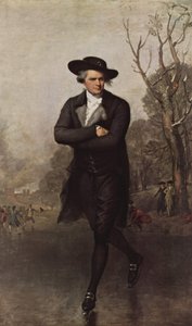 O Patinador (Retrato de William Grant) de Gilbert Stuart