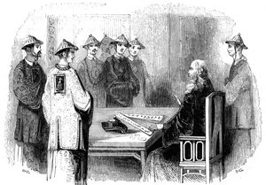 Confúcio e seus discípulos, século V aC, 1847