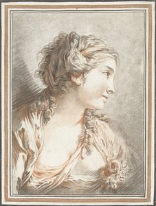 Busto de mulher de Gilles Demarteau