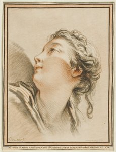 Cabeça de uma mulher de Gilles Demarteau