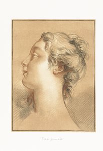 Cabeça de uma rapariga
Tête de jeune fille de Gilles Demarteau