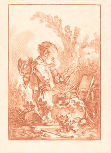 O Saqueador O Ladrão, c. 1769. de Gilles Demarteau