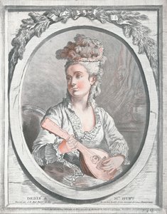 Retrato de Madame Huet, século x18 de Gilles Demarteau