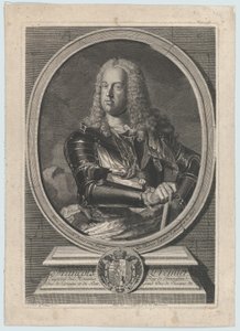 Retrato de Francisco I, c. 1745. de Gilles Jacques Petit