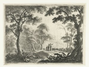 Paisagem com a expulsão de Hagar de Gilles Neyts