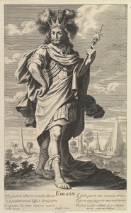 Faraó, c. 1639-40. Criadores: Gilles Rousselet, Abraham Bosse.