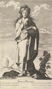 Sibila persa, c. 1635. Criadores: Gilles Rousselet, Abraham Bosse.