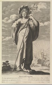 Sibila de Cumas, c. 1635. Criadores: Gilles Rousselet, Abraham Bosse.