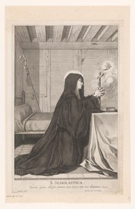 Santa Escolástica de Gilles Rousselet