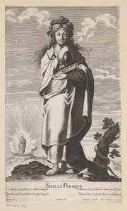 Sibille persa, com Maria com a criança ao fundo
Sibyl Persique (título sobre o objecto)
Sibyls (título da série)
Les Sibylles (título da série)