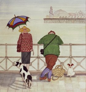 Brighton Pier, 1986 (aguarela sobre papel)