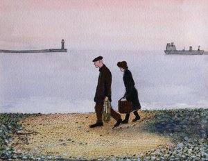Maré da noite, Cornualha, 1982 de Gillian Lawson