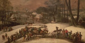 Uma expedição militar no inverno, c.1590