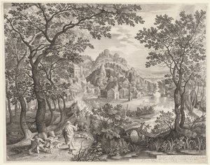 Eliseu Amaldiçoando os Filhos de Betel, Devorados pelos Ursos, 1602.