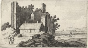 Capela em ruínas
Doze paisagens (título da série) de Gillis van Scheyndel (I)