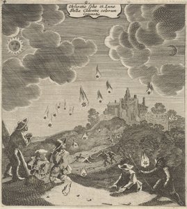 Zons- en maansverduistering O obscurecimento do sol e da lua, a estrela cadente, o tremor dos céus (título no objeto)