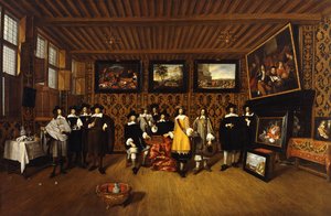 Um Retrato de Grupo de Doze Senhores no Interior, 166-