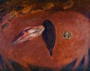 Natureza Morta com Solas e Moedas de Gino  Bonichi