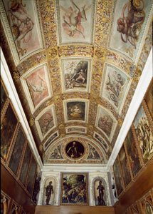História do Prometeu (teto do Studiolo de Francesco I de Medici