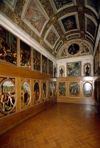 Vista do Studiolo de Francesco I de Medici
