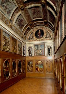 Vista do Studiolo de Francesco I de Medici