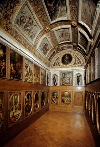Vista do Studiolo de Francesco I de Medici