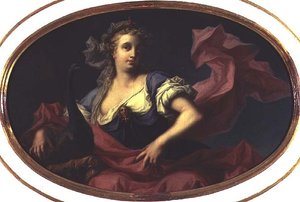 Personificação do Ar como a deusa Juno de Giorgio Anselmi