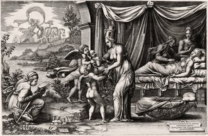 Alegoria do Nascimento de Giorgio Ghisi